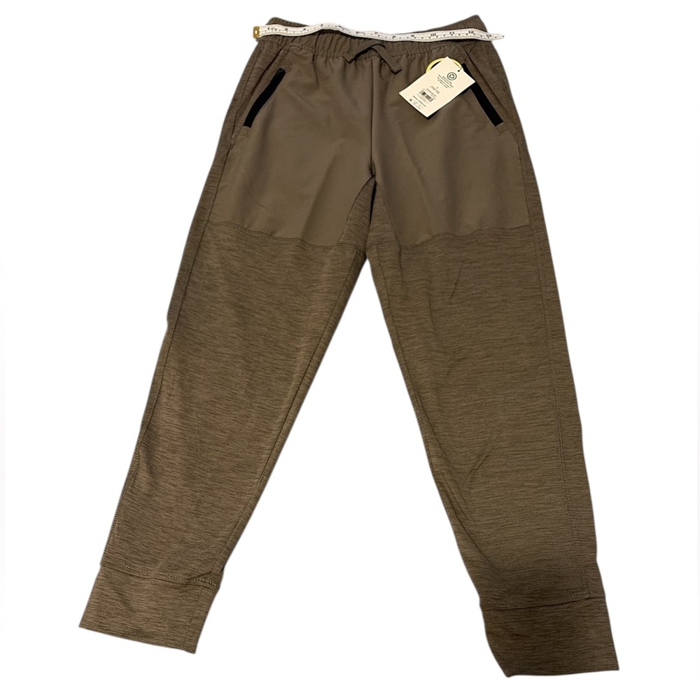 Athletic Works Men's Tan Joggers - Picture 2 of 4